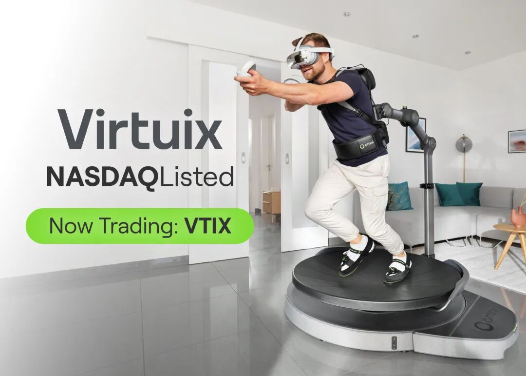 祝贺Virtuix纳斯达克上市！金年金字招牌(jinnian)今年会今年会携手加速AI融合应用产业化